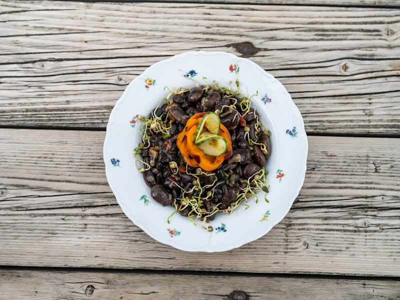 Essen auf der Voisthalerhütte