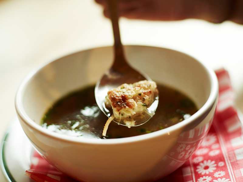 Suppe auf dem Schutzhaus Vorderötscher