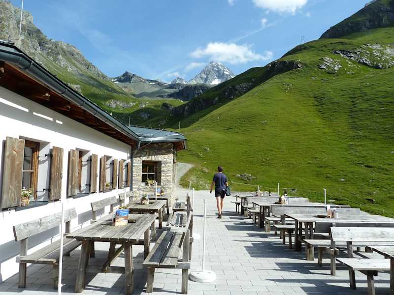 Terrasse der Lucknerhütte