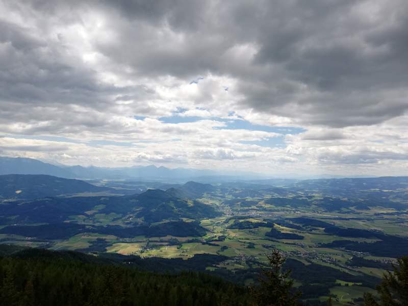 Blick von der Aussichtsplattform Berensteinerofen