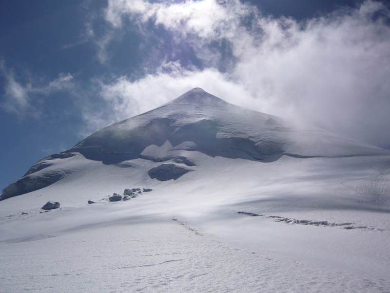Im Aufstieg zur Schneekuppe