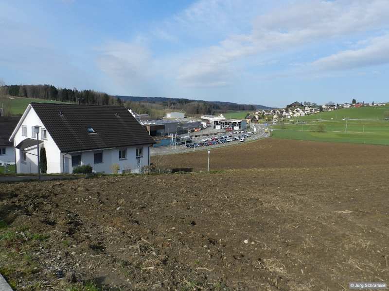 Vom am Ortsrand gelegenen Bahnhof Niederweningen in den Urbligsteig und durch ruhige Quartierstraßen hinauf zum Waldrand.