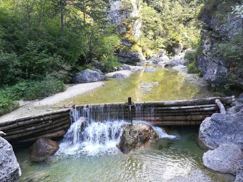 der Riu del Mulin – knapp vor Moggessa di là