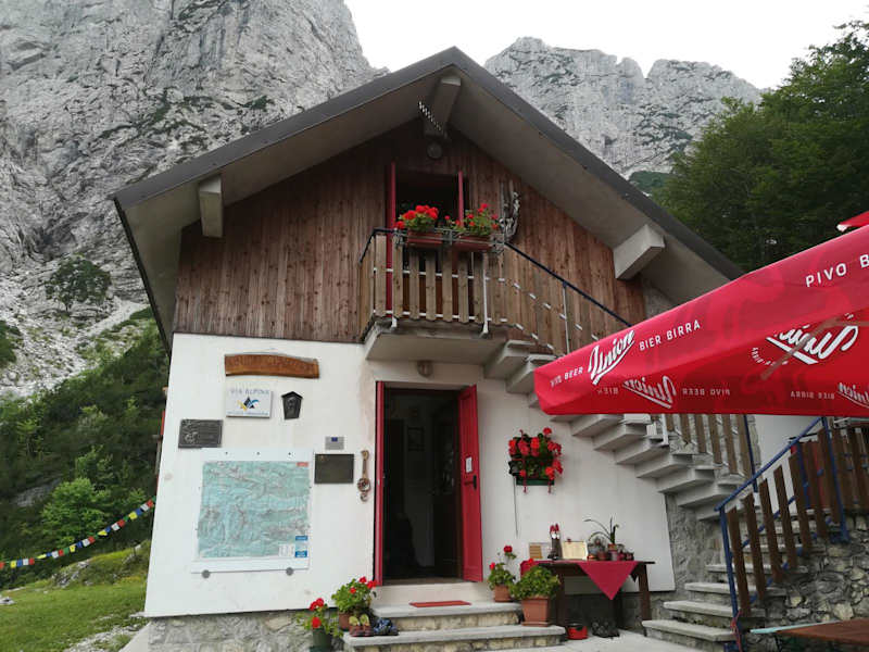 Ziel der 19. Etappe – der Rif. Grauzaria
