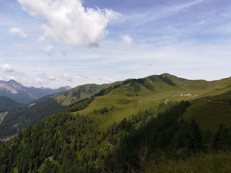 der Rif. C.ra Losa, nahe der Mt. Val Boaria