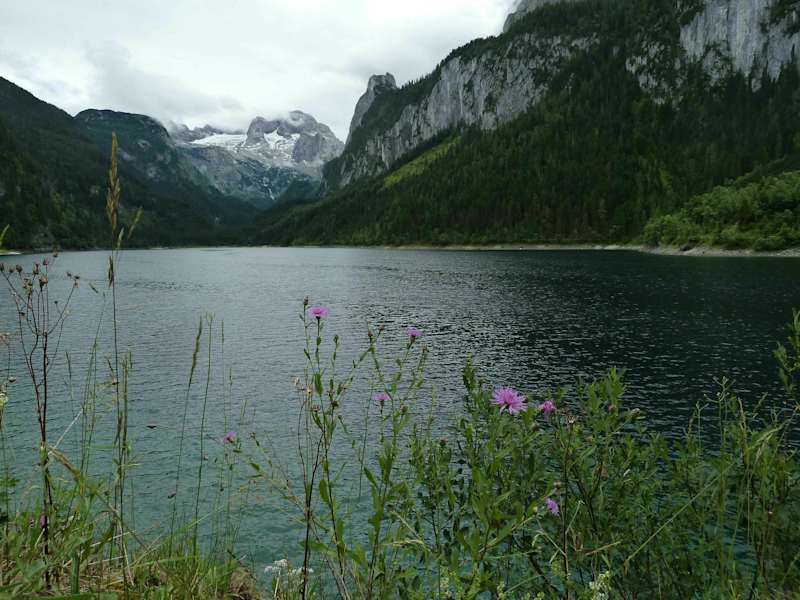 Vorderer Gosausee mit dem Dachstein im Hintergrund