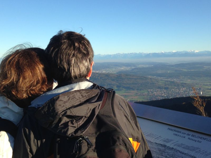 weitreichender Ausblick von der Belchenflue