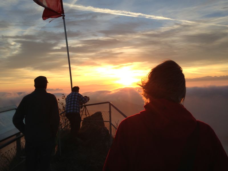 Sonnenuntergang Belchenflue