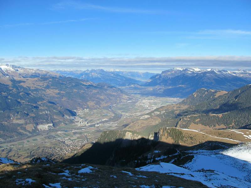 Tiefblick ins Rheintal
