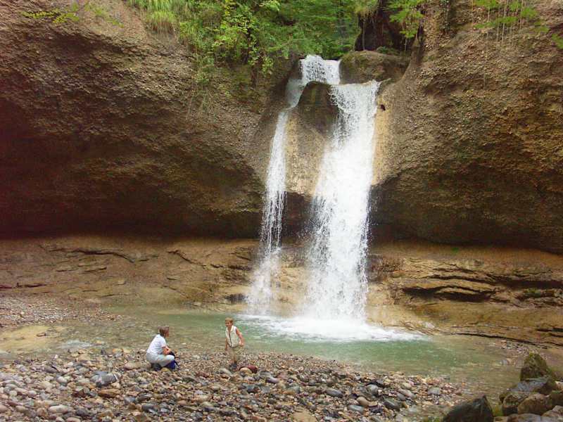 Wasserfall am Kemptner Tobel
