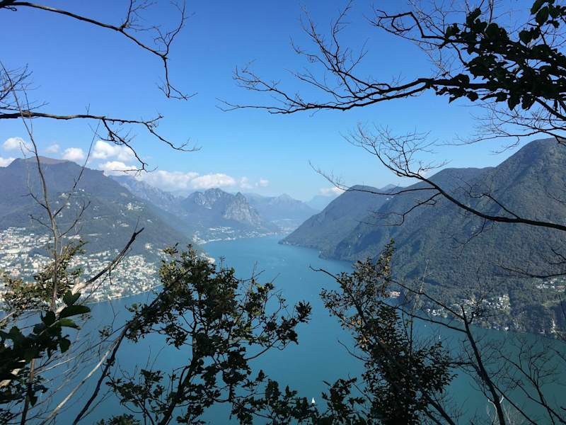 Aussicht auf den Luganersee