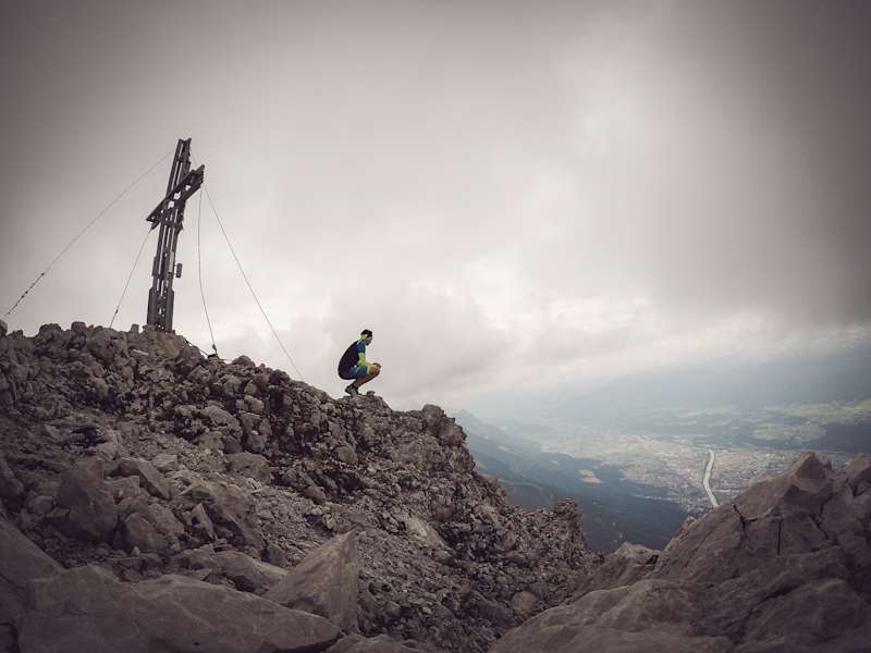Trailrun auf die Vordere Brandjochspitze