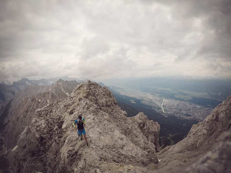 Trailrun auf die Vordere Brandjochspitze