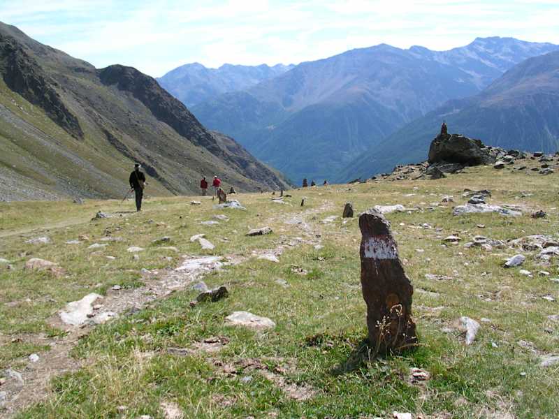 Anstieg zur Similaunhütte von Vernagt