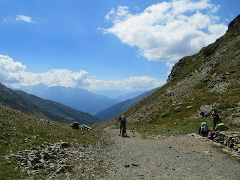 Alpencross auf der Albrechtroute