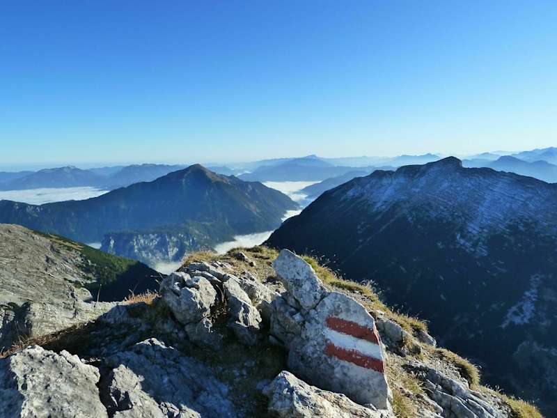 Grandiose Aussicht schon im Ausstieg auf das Hochtor