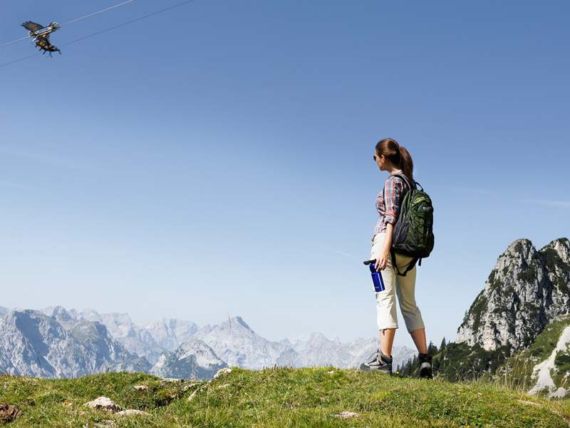 Wandern über dem Achensee