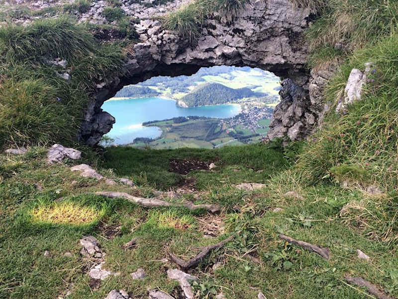 Fenster zum Wolfgangsee