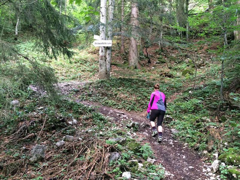 Am Weg zur Bleckwandhütte