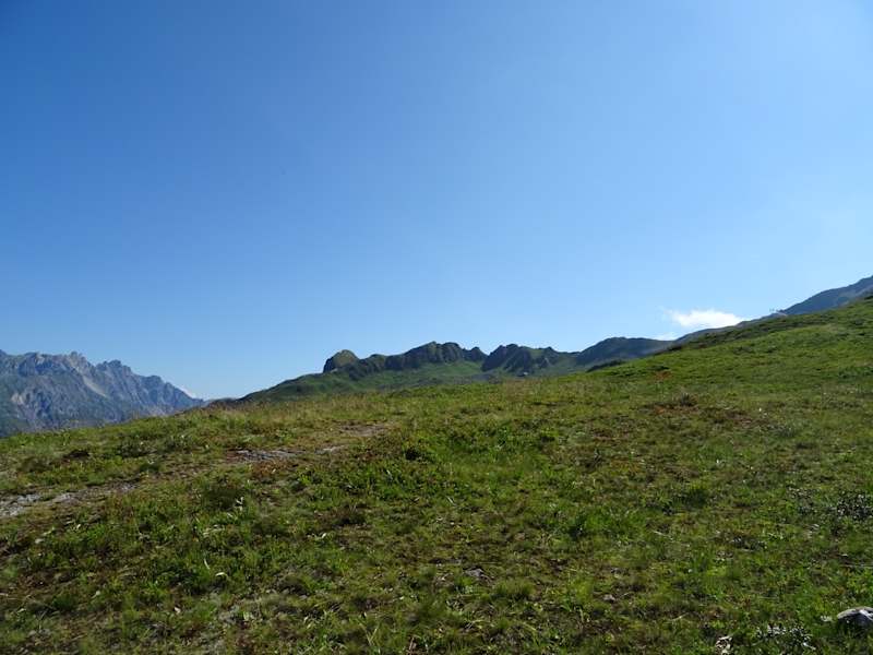 Schloßboden - den Gipfel bereits im Blick