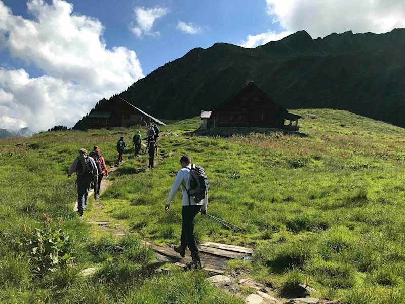 Weg über den Hochleger zur Edelhütte
