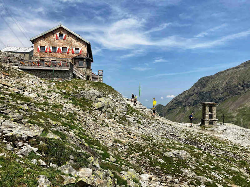 Die St. Pöltner Hütte im Nationalpark Hohe Tauern.