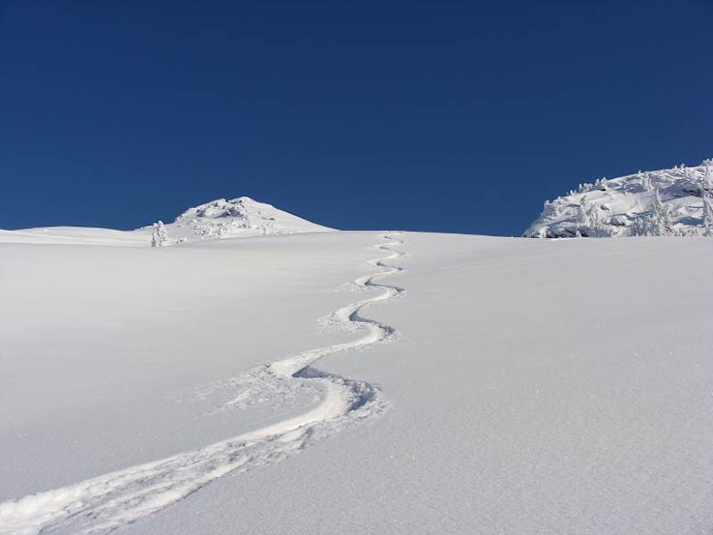 Traumhaftes Tiefschneepanorama