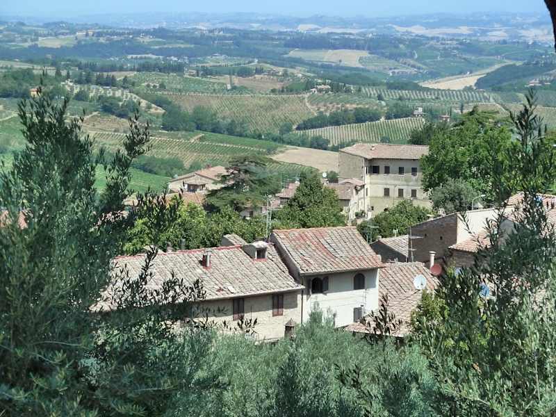 Aussicht von San Gimignano