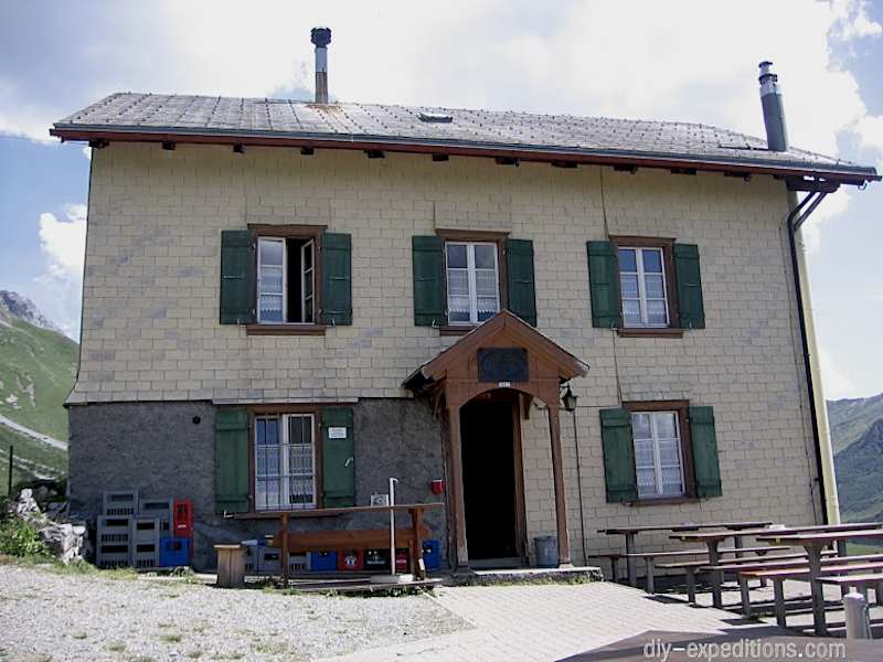 Das Tagesziel: die urige Schesaplana Hütte im Prättigau