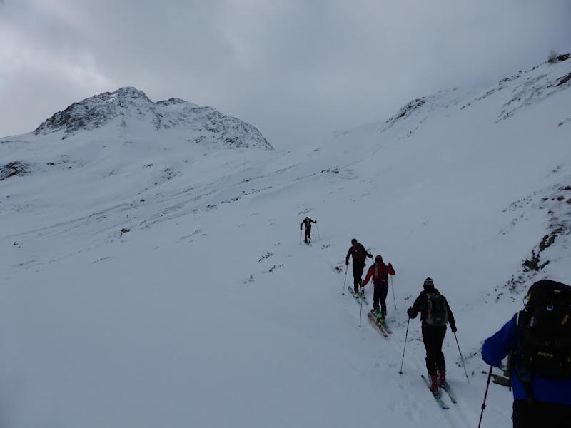 Die Tour zur Kuhscheibe ist bei Skitourengehern sehr beliebt.