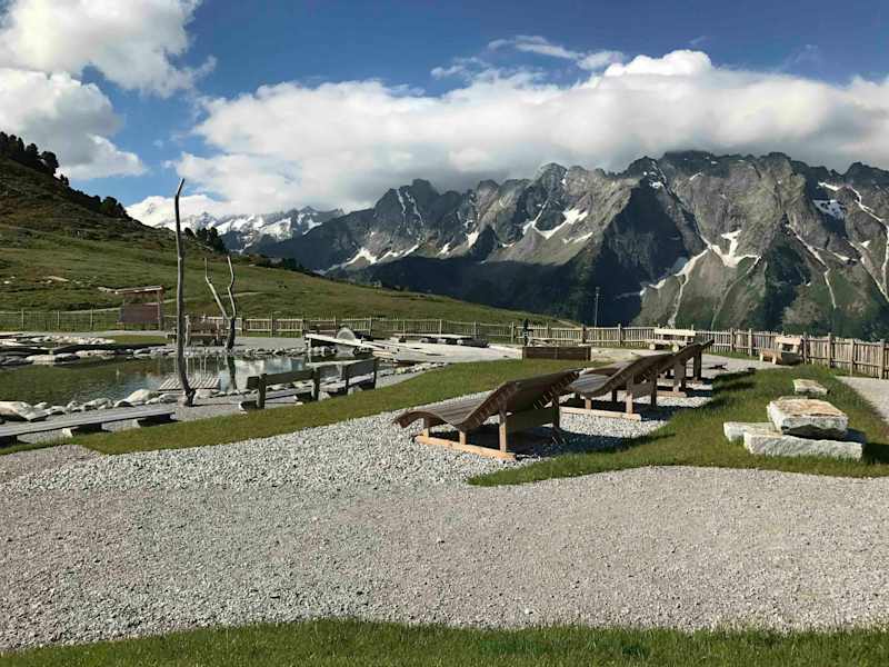 Wohlfühloase nahe der Bergstation der Ahornbahn
