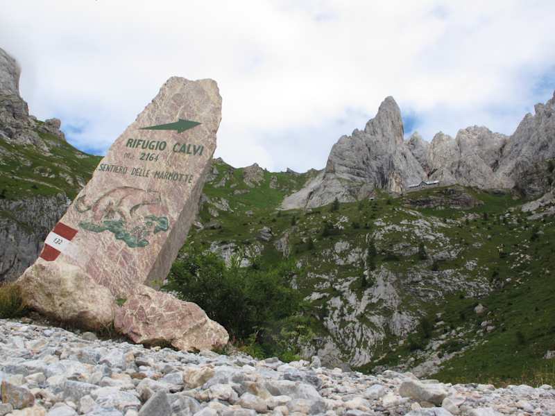Adlerhorst, Rifugio Calvi