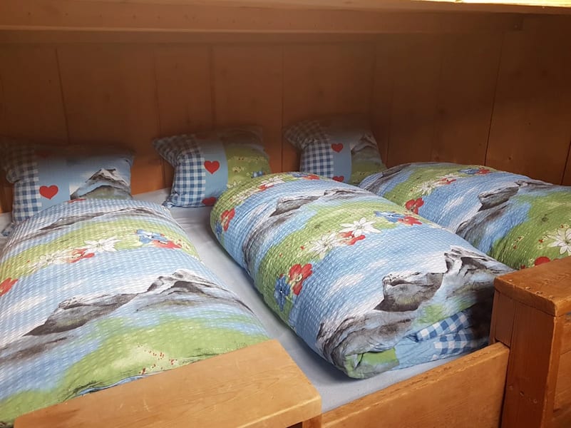 Lager im Berghaus StafelAlp