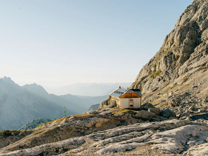 Die Adamekhütte am Dachstein