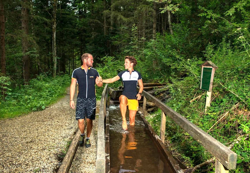 Erfrischende Kneippanlage am Höhenweg