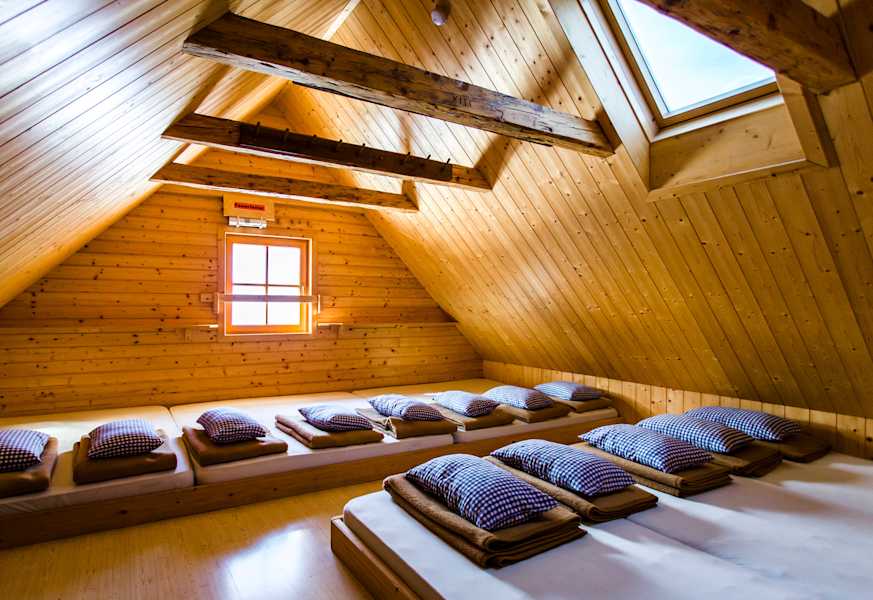 Zimmer auf der Dümlerhütte