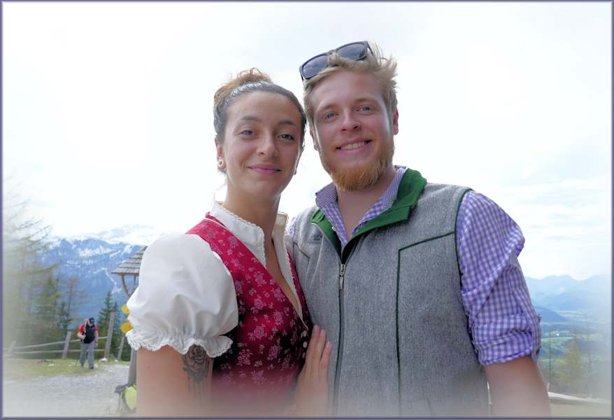 Das Hüttenpächterpaar der Gowilalm: Larissa und Gabriel