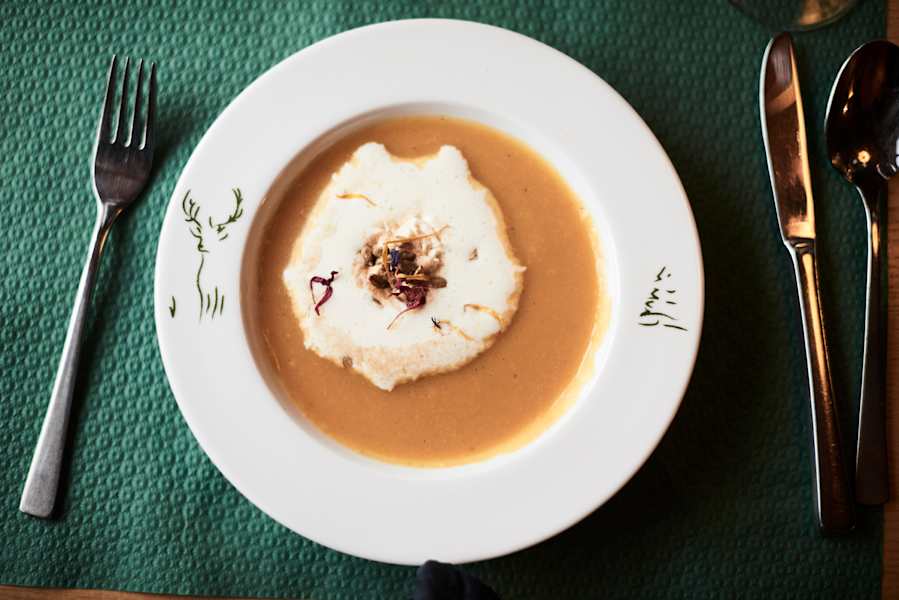 Suppe auf der Alp Unterlauelen
