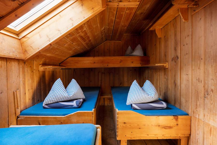 Zimmer auf der Lamsenjochhütte