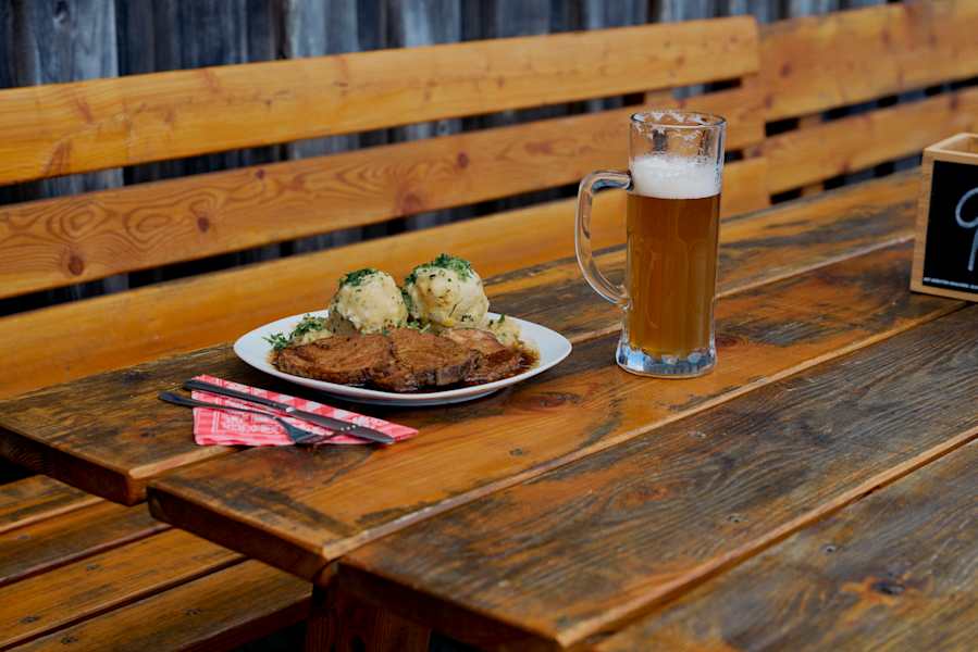 Knödel auf der Michlbauerhütte