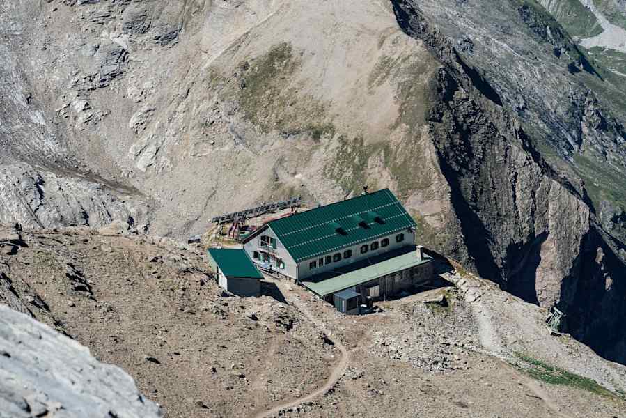 Blick auf das Heinrich-Schwaiger-Haus