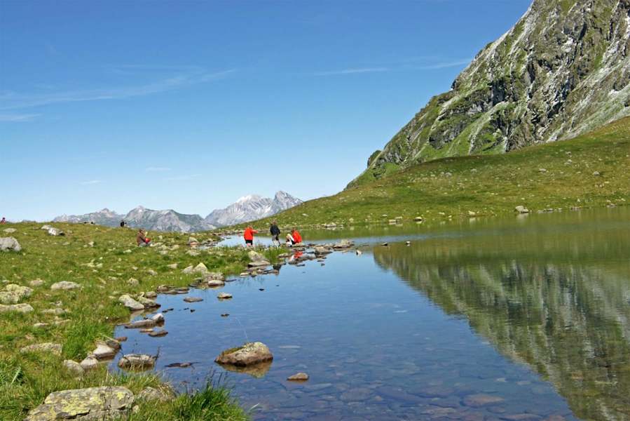 Herzsee am Fuße des Hochjochs