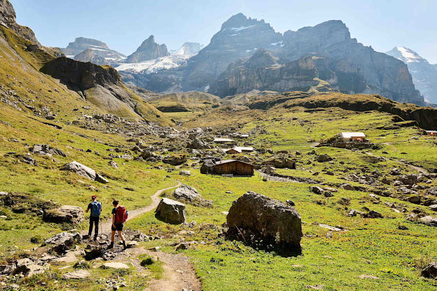 Anstieg zur Blüemelisalphütte