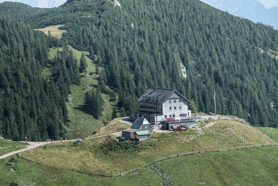 Blick aufs Rotwandhaus
