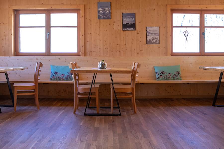 Essraum der Totalphütte