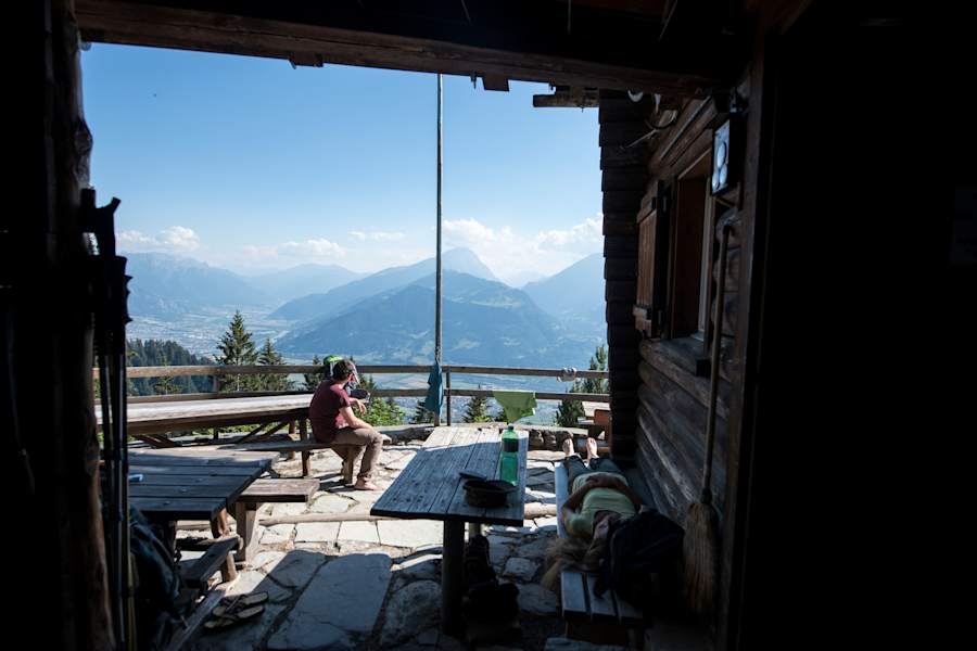 Ausblick von der Enderlinhütte