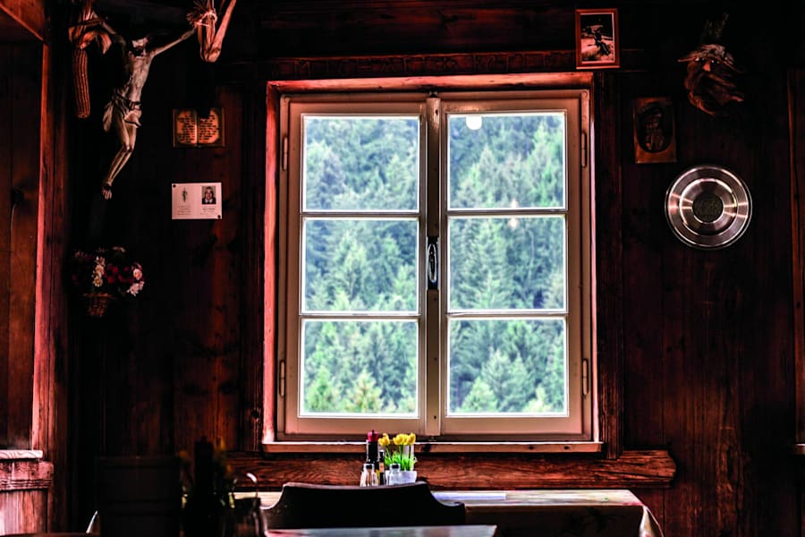 Gaststube im Gasthaus Longfall