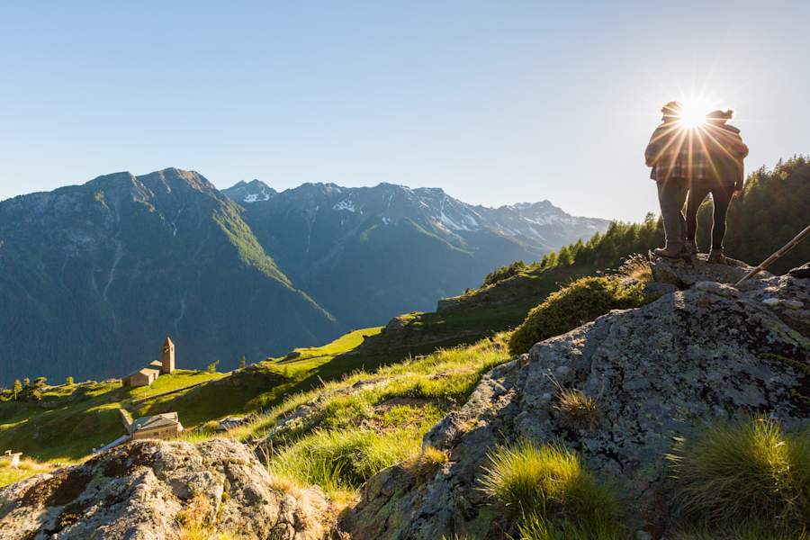Ausblick auf die Alpe