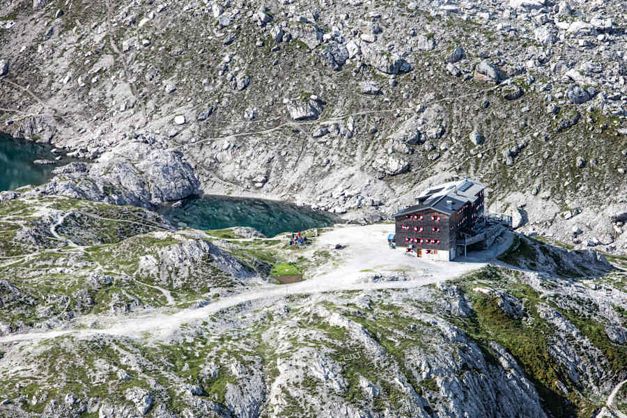 Karlsbader Hütte in den Linzer Dolomiten