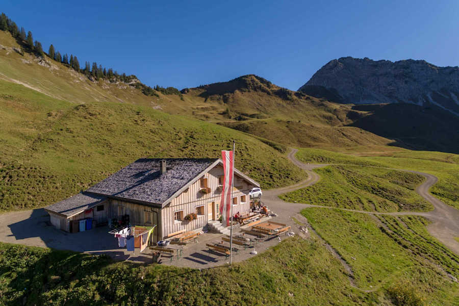 Die Breithornhütte
